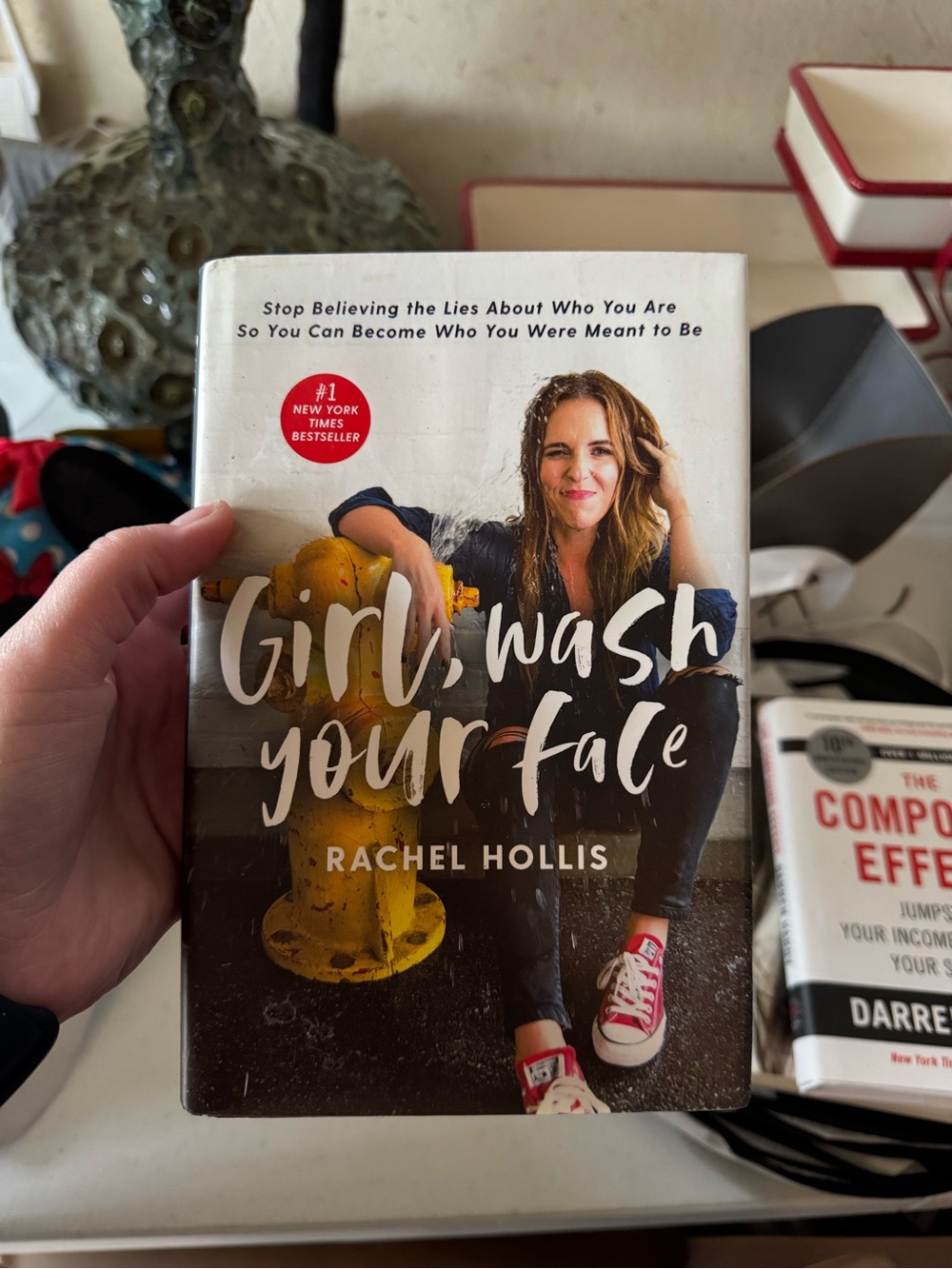 Girl, Wash Your Face - Inspirational Paperback (White/Red)